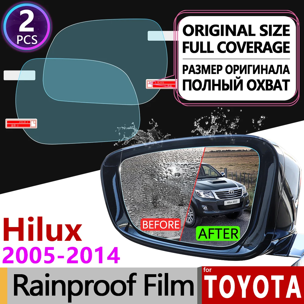 for Toyota Hilux 2005 - 2014 AN10 AN20 AN30 SR5 VIGO Revo Anti Fog Film Rearview Mirror Rainproof Anti-Fog Films Car Accessories
for Toyota Hilux 2005 - 2014 AN10 AN20 AN30 SR5 VIGO Revo Anti Fog Film Rearview Mirror Rainproof Anti-Fog Films Car Accessories