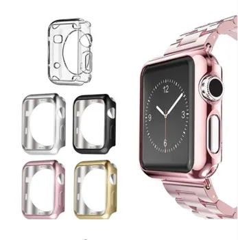 10pcs Screen Protector Case for Apple Watch 3/2/1 38MM 42MM Soft TPU All-Around Ultra Thin HD Clear Cover for iWatch 4 44MM 40MM
10pcs Screen Protector Case for Apple Watch 3/2/1 38MM 42MM Soft TPU All-Around Ultra Thin HD Clear Cover for iWatch 4 44MM 40MM