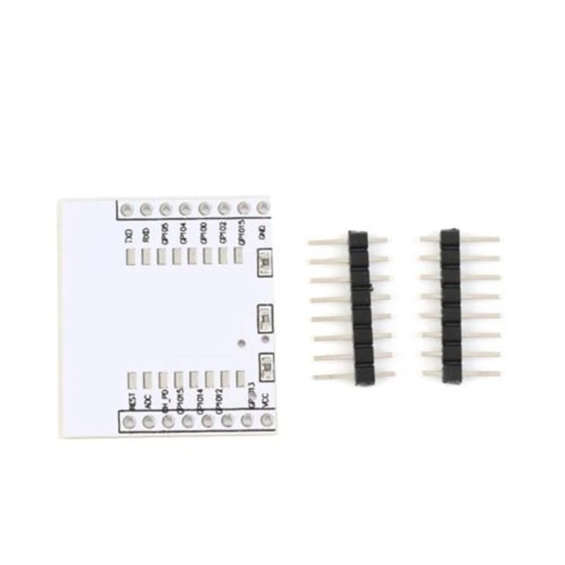 10pcs ESP8266 serial WIFI module adapter plate Applies to ESP-07, ESP-08, ESP-12E
10pcs ESP8266 serial WIFI module adapter plate Applies to ESP-07, ESP-08, ESP-12E