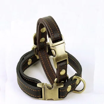 2017 Pet Adjustable Genuine Leather Collars For Small Medium Large Dogs Quick Release Basic Dog Collars Black Brown Colors
2017 Pet Adjustable Genuine Leather Collars For Small Medium Large Dogs Quick Release Basic Dog Collars Black Brown Colors