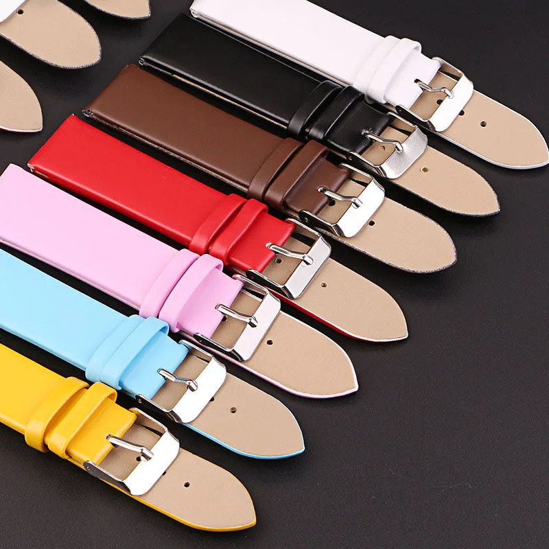 Watch Band Buckle Accessories Wristband PU Genuine Leather Watch Strap Belt Black Brown White Watchbands Watch Band 16mm 20mm
Watch Band Buckle Accessories Wristband PU Genuine Leather Watch Strap Belt Black Brown White Watchbands Watch Band 16mm 20mm