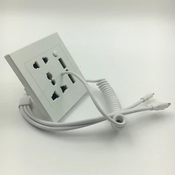 Upgraded Version Multi-function Dual USB Switch Control Wall Socket Charger with Data Cable AC DC Power Adapter Panel Receptacle
Upgraded Version Multi-function Dual USB Switch Control Wall Socket Charger with Data Cable AC DC Power Adapter Panel Receptacle