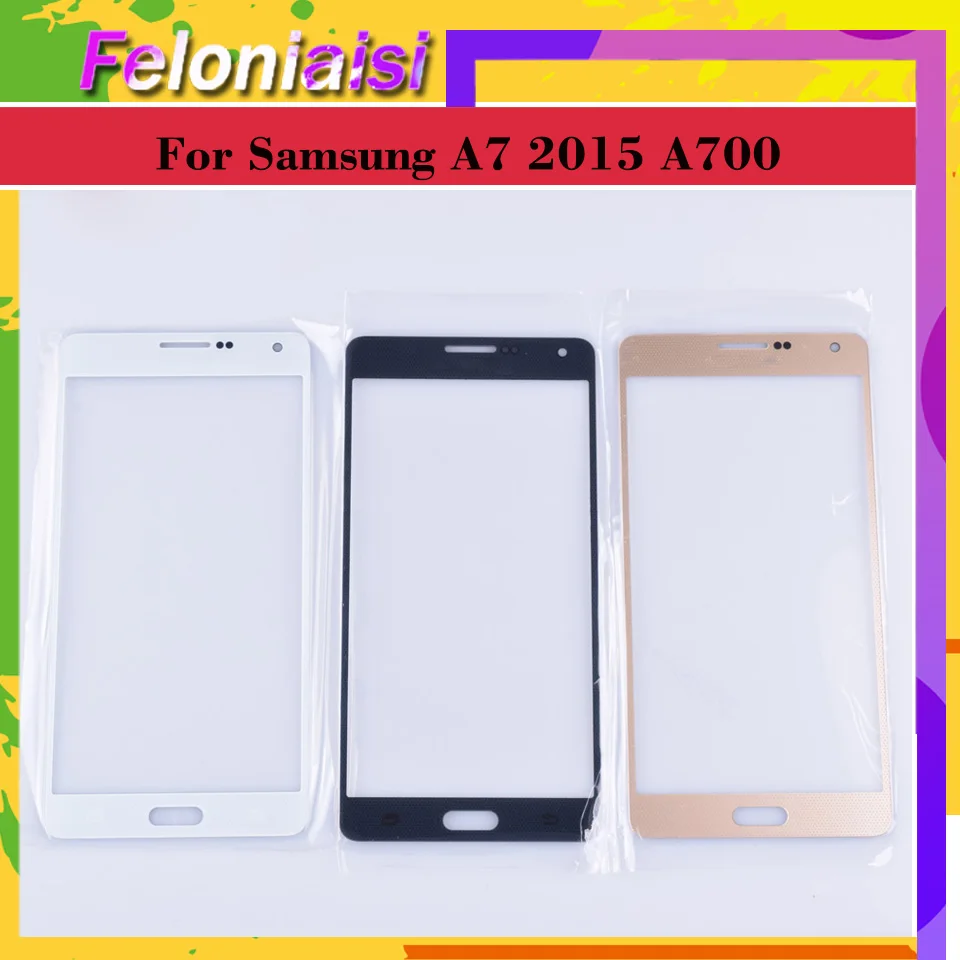 Для Samsung Galaxy A7 2015 A700 A7000 A700H A700F A700FD сенсорный экран передняя панель стеклянная