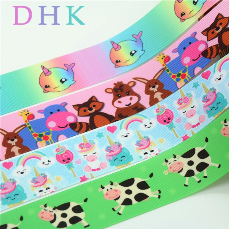 DHK 1,5 ''50 ярдов животное корова Narwhal Единорог Печатный Grosgrain Hairbow головной убор украшение оптом крафт S856
DHK 1,5 ''50 ярдов животное корова Narwhal Единорог Печатный Grosgrain Hairbow головной убор украшение оптом крафт S856