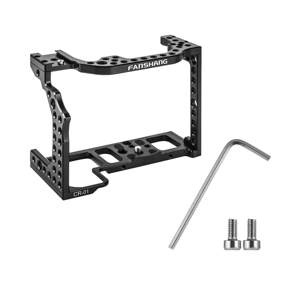 Camera Cage Video Film Movie Rig Stabilizer for Canon EOS R Full Frame ILDC Camera+Cold Shoe Mount for Magic Arm Video Light
Camera Cage Video Film Movie Rig Stabilizer for Canon EOS R Full Frame ILDC Camera+Cold Shoe Mount for Magic Arm Video Light
