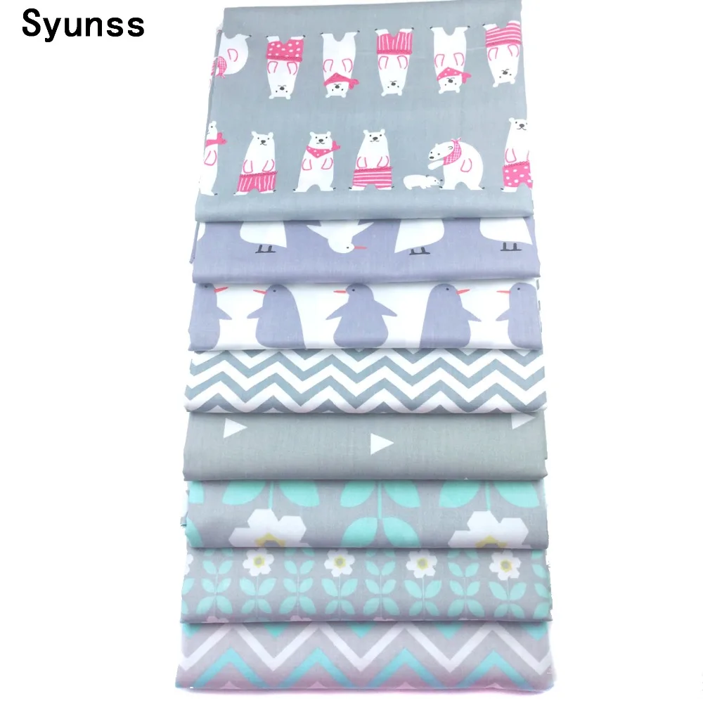 40*50CM New Gray Floral Printed Series Cotton Fabric Telas Bundle DIY Patchwork Sewing Baby Toy Material Quilting Bedding Tecido
40*50CM New Gray Floral Printed Series Cotton Fabric Telas Bundle DIY Patchwork Sewing Baby Toy Material Quilting Bedding Tecido