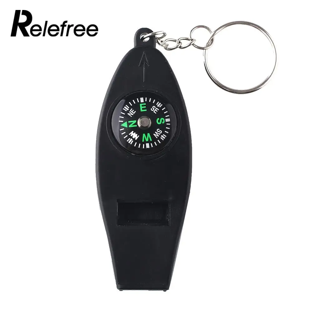 Relefree 4 in 1 Mini Thermometer Whistles Compass Magnifier Keychain Survival Multifunctional Portable Travel Whistle 80*30*21mm
Relefree 4 in 1 Mini Thermometer Whistles Compass Magnifier Keychain Survival Multifunctional Portable Travel Whistle 80*30*21mm
