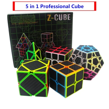 New Dodecahedron & Axis Cube & 2x2x2 Cube & 3x3x3 Cube Set 5pcs/box Carbon Fiber Speed Puzzle Magic Cube Toy Gift
New Dodecahedron & Axis Cube & 2x2x2 Cube & 3x3x3 Cube Set 5pcs/box Carbon Fiber Speed Puzzle Magic Cube Toy Gift