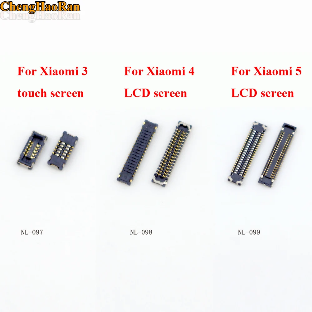 ChengHaoRan 1pcs Touch Screen Digitizer LCD Display FPC Connector Plug MotherBoard Pin For XIAOMI 3 4 5 MI3 MI4 MI5 Note
ChengHaoRan 1pcs Touch Screen Digitizer LCD Display FPC Connector Plug MotherBoard Pin For XIAOMI 3 4 5 MI3 MI4 MI5 Note