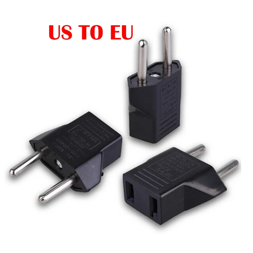 5pcs/lot Black Universal Travel Power Plug Adapter EU EURO to US USA US to EU Adaptor Converter AC Power Plug Adaptor Connector
5pcs/lot Black Universal Travel Power Plug Adapter EU EURO to US USA US to EU Adaptor Converter AC Power Plug Adaptor Connector