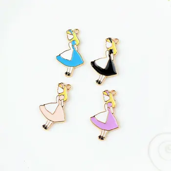 MRHUANG 10PCS 19*33mm Cute Fairy Tale Alice Princess Enamel Charms Gold Tone Pendant Oil Drop DIY Bracelet Floating Charms
MRHUANG 10PCS 19*33mm Cute Fairy Tale Alice Princess Enamel Charms Gold Tone Pendant Oil Drop DIY Bracelet Floating Charms