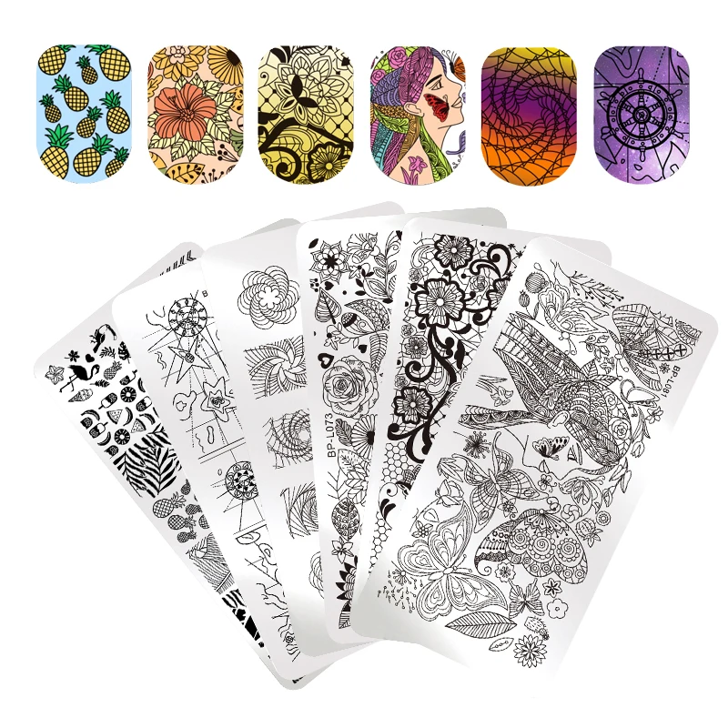 BORN PRETTY Rectangle Stamping Template Gorgeous Flower Expression Fruit Manicure Nail Art Image Plate Stencils Tool
BORN PRETTY Rectangle Stamping Template Gorgeous Flower Expression Fruit Manicure Nail Art Image Plate Stencils Tool
