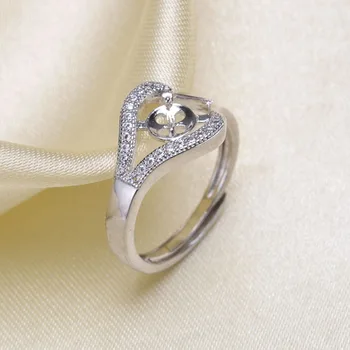 Fashion Leaves Ring Mounting 925 Sterling Silver Accessories Pearl Ring Girl Silver Ring DIY Girl Gift
Fashion Leaves Ring Mounting 925 Sterling Silver Accessories Pearl Ring Girl Silver Ring DIY Girl Gift
