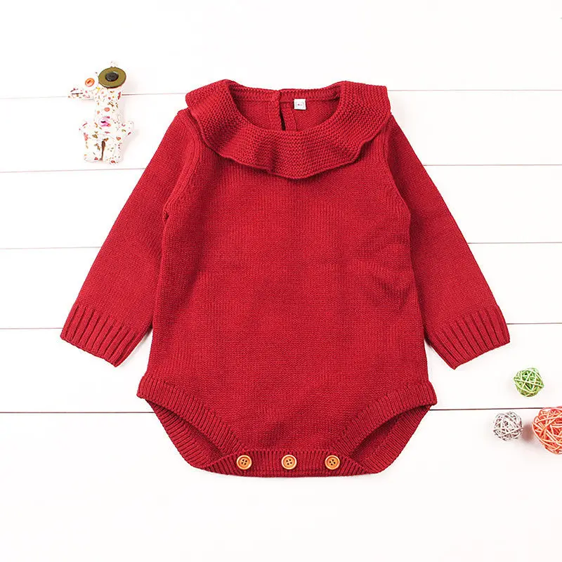 New Spring Autumn Newborn Kid Baby Girl Romper Wool Knitting Romper Solid Jumpsuit Cotton Outfit Peter pan Collar Playsuit 0-24M
New Spring Autumn Newborn Kid Baby Girl Romper Wool Knitting Romper Solid Jumpsuit Cotton Outfit Peter pan Collar Playsuit 0-24M