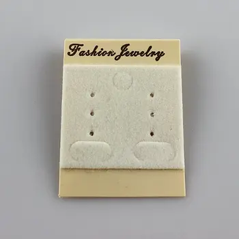 Beige Color Plastic With Flanneletteashion Jewerly Earring Studs Hooks Packing Display Cards Hot Sale
Beige Color Plastic With Flanneletteashion Jewerly Earring Studs Hooks Packing Display Cards Hot Sale