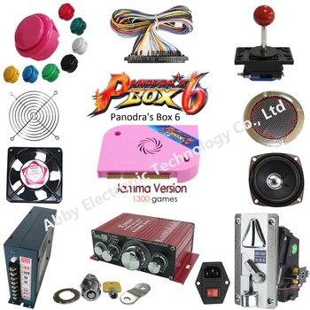 Arcade parts Bundles kit With Joystick Pushbutton Micro switch button Pandora Box 6 Game PCB to Build Up 3 Side Arcade Machine
Arcade parts Bundles kit With Joystick Pushbutton Micro switch button Pandora Box 6 Game PCB to Build Up 3 Side Arcade Machine