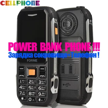 Power Bank Cell Phone!Original FORME Waterproof Dustproof Shockproof 5800mAh Battery Quad Brand Dual SIM Card Mobile Phones
Power Bank Cell Phone!Original FORME Waterproof Dustproof Shockproof 5800mAh Battery Quad Brand Dual SIM Card Mobile Phones