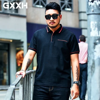 2019 Men's Men's Black T-Shirt Large Size Men's Loose XXL-7XL Casual Lapels Contrast Color Shirts For 140kg Men's Wear
2019 Men's Men's Black T-Shirt Large Size Men's Loose XXL-7XL Casual Lapels Contrast Color Shirts For 140kg Men's Wear