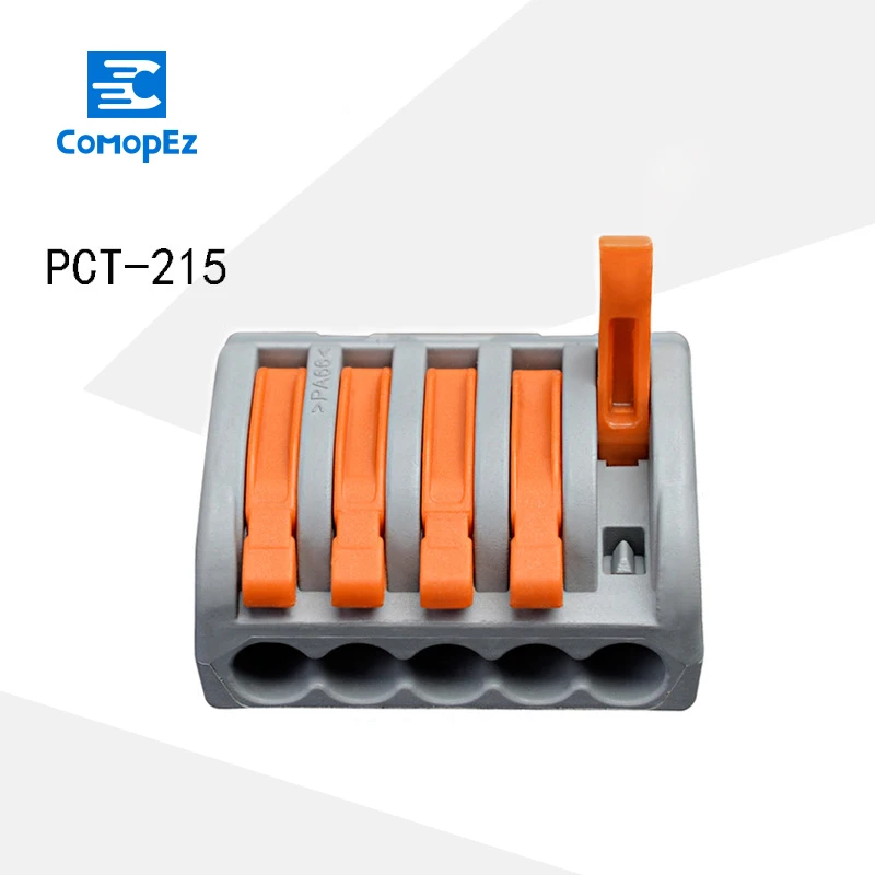 40Pcs PCT-215 PCT215 WAGO 222-415 Universal Compact Wire Wiring Connectors Connector 5 Pin conductor terminal block with lever
40Pcs PCT-215 PCT215 WAGO 222-415 Universal Compact Wire Wiring Connectors Connector 5 Pin conductor terminal block with lever