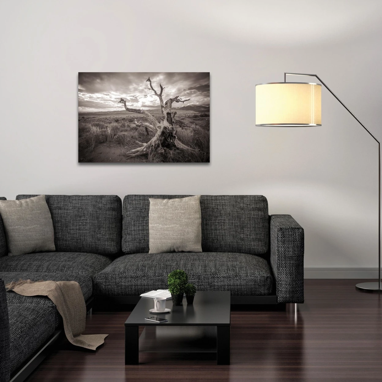 Knotty Valley by Meirav Levy - Film Noir Wall Art on Metal (1)
