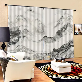 Chinese landscape painting Curtains with pearls Luxury 3D Window Curtains Living Room wedding bedroom Cortinas Drapes Oct26
Chinese landscape painting Curtains with pearls Luxury 3D Window Curtains Living Room wedding bedroom Cortinas Drapes Oct26