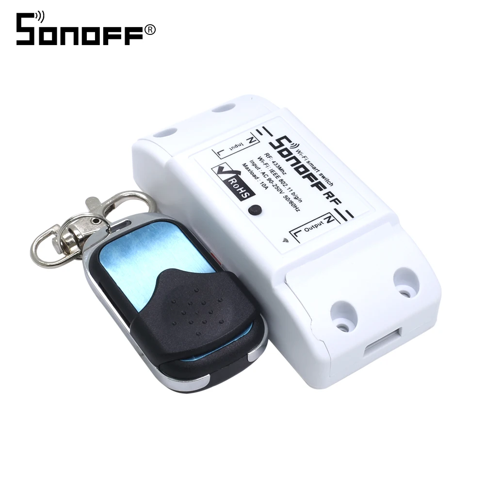 10pcs SONOFF RF Wireless Wifi Switch Automation Relay Module Timer 433Mhz 220V 10A For Smartphones Remote Control IOS Android
10pcs SONOFF RF Wireless Wifi Switch Automation Relay Module Timer 433Mhz 220V 10A For Smartphones Remote Control IOS Android