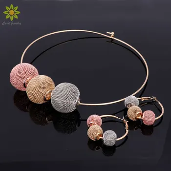 Fashion Dubai Gold Color Jewelry Set Nigerian Wedding African Beads Earrings Necklace Set For Women 3Color
Fashion Dubai Gold Color Jewelry Set Nigerian Wedding African Beads Earrings Necklace Set For Women 3Color