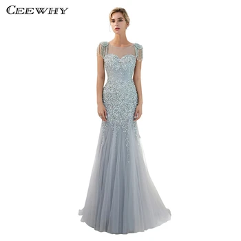 CEEWHY Luxury Muslim Evening Dress Plus Size Mermaid Dress Prom Gown Long Evening Dresses Beaded Formal Dress Vestidos Largos
CEEWHY Luxury Muslim Evening Dress Plus Size Mermaid Dress Prom Gown Long Evening Dresses Beaded Formal Dress Vestidos Largos