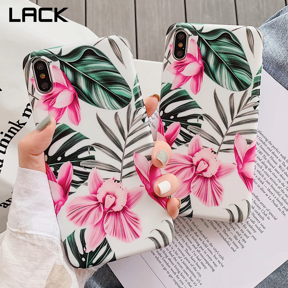 LACK Plants Art floral leaves Phone Case For iphone 8 Plus 6 6S 7 X Cases For iphone XR X XS Max matte Soft IMD Flowers Cover
LACK Plants Art floral leaves Phone Case For iphone 8 Plus 6 6S 7 X Cases For iphone XR X XS Max matte Soft IMD Flowers Cover