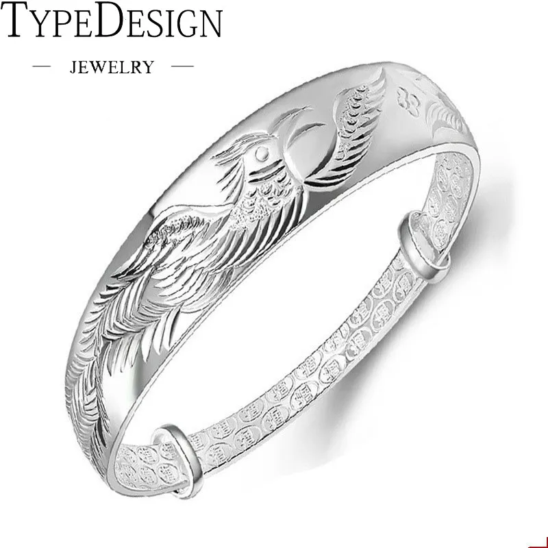 Ethnic Fashion Elegant Woman Child Gift Phoenix Push Pull 999 Sterling Silver Bangle Adjustable women jade bracelet jade lotus
Ethnic Fashion Elegant Woman Child Gift Phoenix Push Pull 999 Sterling Silver Bangle Adjustable women jade bracelet jade lotus