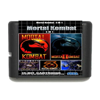 Mortal Kombat 5 In 1 NTSC Game cartridge 16 bit Game card for MegaDrive / Genesis System Drop Shipping!
Mortal Kombat 5 In 1 NTSC Game cartridge 16 bit Game card for MegaDrive / Genesis System Drop Shipping!