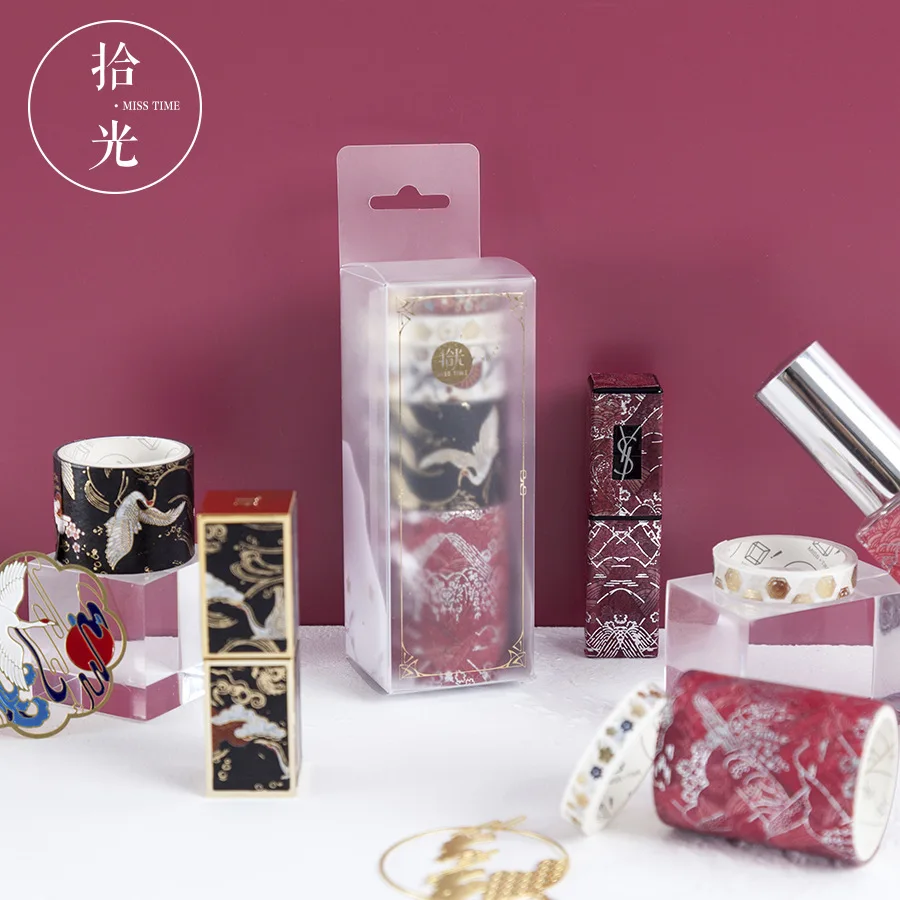 5pcs/pack Washi Tape Ancient Style Decorative Paper Masking Tape Diy Adhesive Scrapbook Sticker
5pcs/pack Washi Tape Ancient Style Decorative Paper Masking Tape Diy Adhesive Scrapbook Sticker