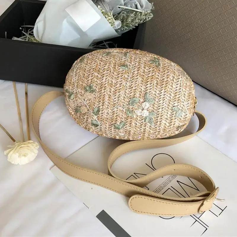 Vintage Lace Flower Decor Shoulder Messenger Handbags Women Straw Woven Waist Fanny Belt Packs Crossbody Chest Bags Phone Pouch
Vintage Lace Flower Decor Shoulder Messenger Handbags Women Straw Woven Waist Fanny Belt Packs Crossbody Chest Bags Phone Pouch