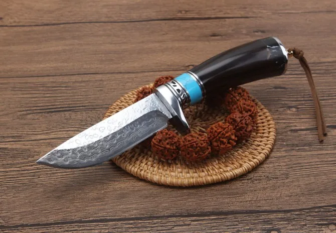 Tactic Knife Survival Knife Damascus Fixed Hunting Knife Ox Horn Handle EDC Outdoor Tactical Knives Utility Camping Tools
Tactic Knife Survival Knife Damascus Fixed Hunting Knife Ox Horn Handle EDC Outdoor Tactical Knives Utility Camping Tools