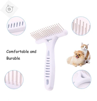 SUPERPET White Rake Comb for Dogs Brush Short Long Hair Fur Shedding Remove Cat Dog Brush Grooming Tools Pet Dog Supplies
SUPERPET White Rake Comb for Dogs Brush Short Long Hair Fur Shedding Remove Cat Dog Brush Grooming Tools Pet Dog Supplies
