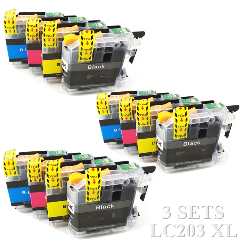 12X Compatible Ink cartridge For Brother LC203 LC-203 , For Brother MFC-J885DW / J460DW / J480DW / J485DW / J6800DW etc
12X Compatible Ink cartridge For Brother LC203 LC-203 , For Brother MFC-J885DW / J460DW / J480DW / J485DW / J6800DW etc