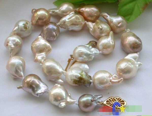 DD Wholesale FREE SHIPPING >>> Lovely 17" 18mm pink lavender baroque KESHI REBORN PEARL NECKLACE
DD Wholesale FREE SHIPPING >>> Lovely 17" 18mm pink lavender baroque KESHI REBORN PEARL NECKLACE