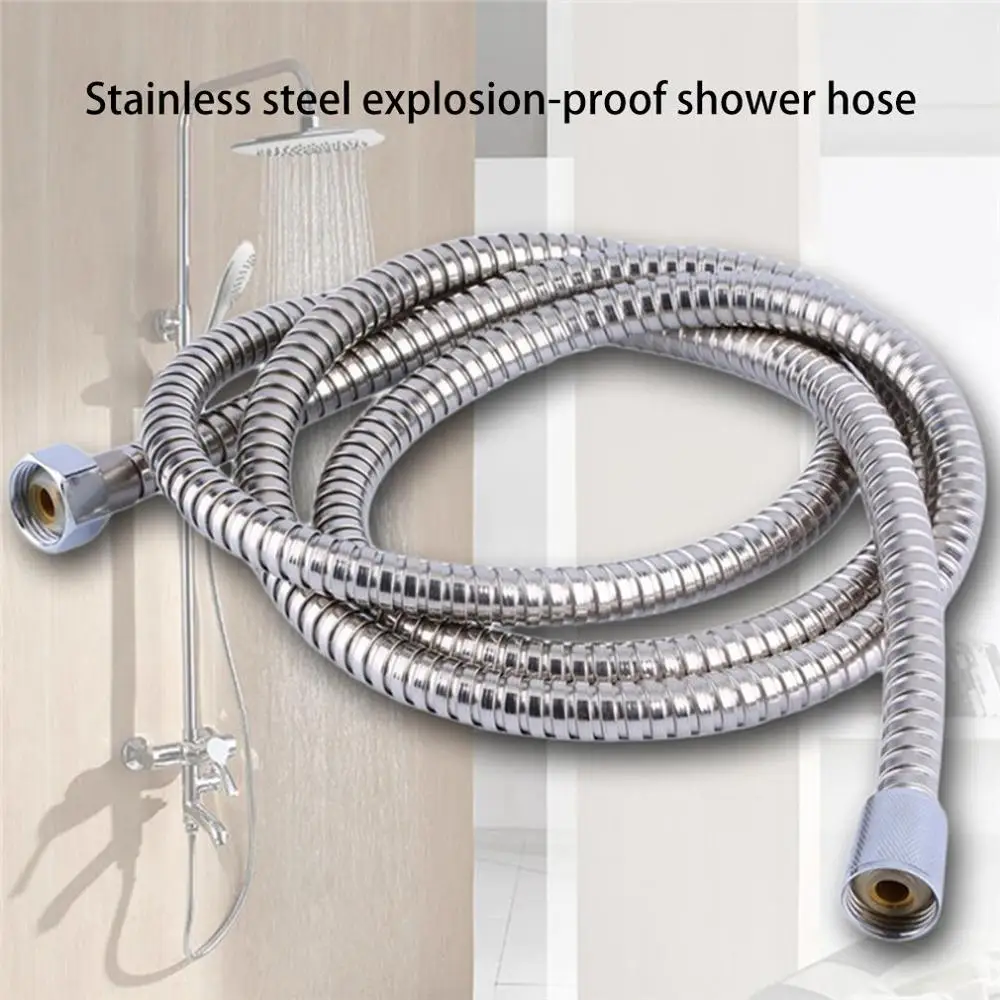 Durable Plumbing Flexible Shower Tube Stainless Steel Bathroom Pipe 90 Degree Adjustable Wall Mounted Shower Head Holder
Durable Plumbing Flexible Shower Tube Stainless Steel Bathroom Pipe 90 Degree Adjustable Wall Mounted Shower Head Holder