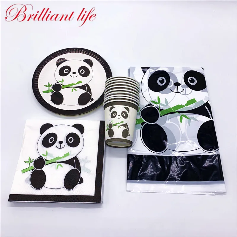 Panda Theme 61Pcs/Lot Children Birthday Party Paper Cups Plates Napkins Tablecloth Family Party Disposable Tablecover Set Supply
Panda Theme 61Pcs/Lot Children Birthday Party Paper Cups Plates Napkins Tablecloth Family Party Disposable Tablecover Set Supply