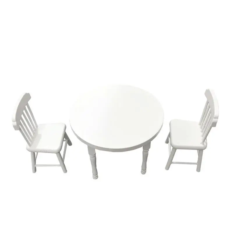 1pc 1:12 Wooden Miniature Furniture Dining Table And Chair Scene Mini House DIY Dining Room Ornaments Decoration
1pc 1:12 Wooden Miniature Furniture Dining Table And Chair Scene Mini House DIY Dining Room Ornaments Decoration