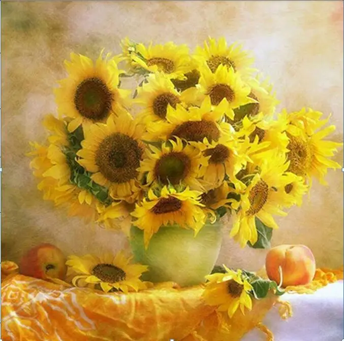 5D Needlework sunflower vases DIY square full Diamond Embroidery mosaic Cross Stitch home decoration pasted painting for gift
5D Needlework sunflower vases DIY square full Diamond Embroidery mosaic Cross Stitch home decoration pasted painting for gift