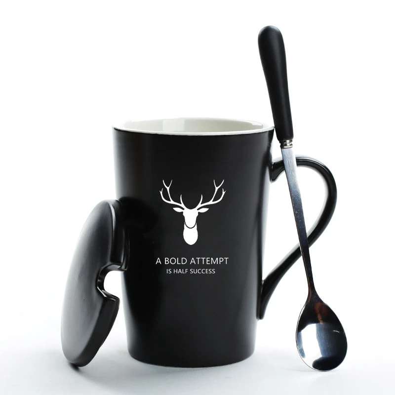 Creative 12 Constellations Ceramic Mugs With Spoon Lid 420ML Black And Red Porcelain Zodiac Milk Coffee Cup Birthday Gift
Creative 12 Constellations Ceramic Mugs With Spoon Lid 420ML Black And Red Porcelain Zodiac Milk Coffee Cup Birthday Gift