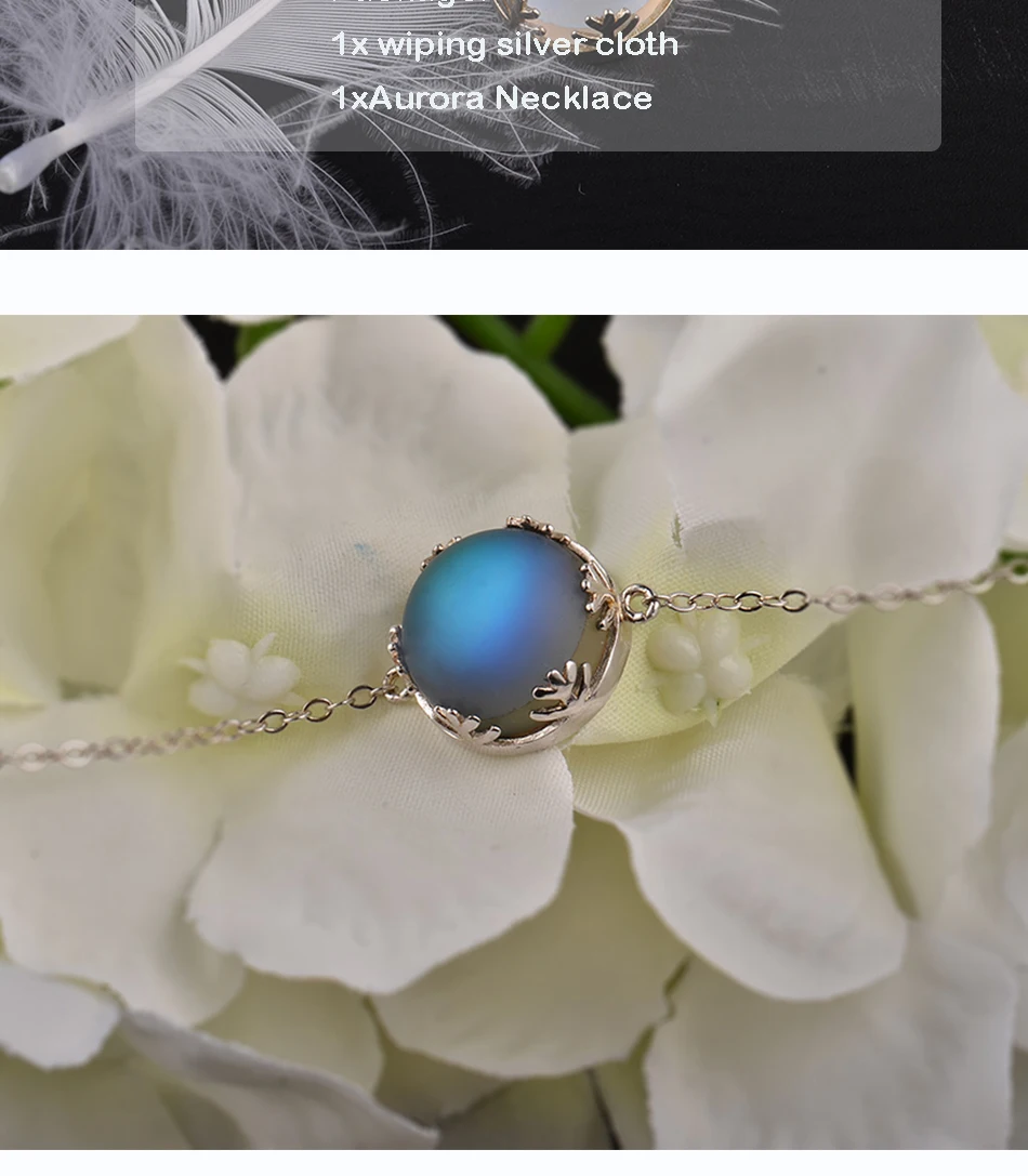 MosDream Ladies Fashion Aurora Borealis Necklace 7 MosDream Ladies Fashion Aurora Borealis Necklace 13