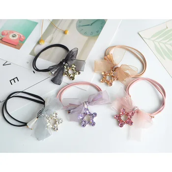 Boutique 10pcs Fashion Glitter Gemstone Star Hair Ties Solid Gauze Bow Elastic Hair Bands Rubber Bands Princess Hair Accessories
Boutique 10pcs Fashion Glitter Gemstone Star Hair Ties Solid Gauze Bow Elastic Hair Bands Rubber Bands Princess Hair Accessories