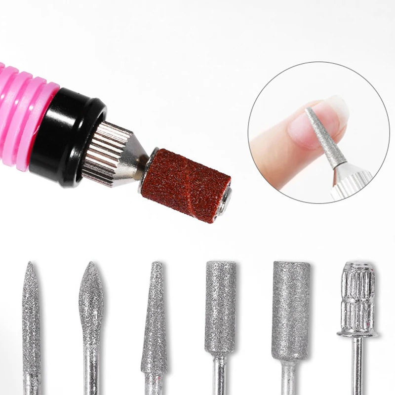 6Pcs/Set Metal Nail Drill Bits Grinding Set with Head Sanding Mixed Sizes Multi-function Professional Nail Remover Accessories
6Pcs/Set Metal Nail Drill Bits Grinding Set with Head Sanding Mixed Sizes Multi-function Professional Nail Remover Accessories