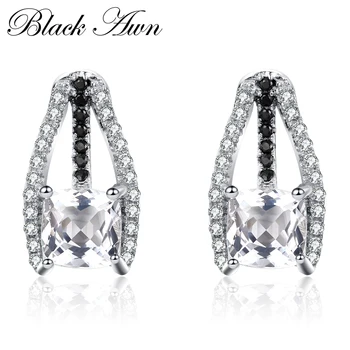 4.2g 925 Sterling Silver Fine Jewelry Trendy Engagement Stud Earring for Women Female Wedding Earrings T045
4.2g 925 Sterling Silver Fine Jewelry Trendy Engagement Stud Earring for Women Female Wedding Earrings T045