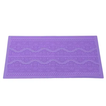 Hot Sales Non-stick Purple Silicone Fondant Cakes Lace Baking Mold Embossing Gum Paste DIY Cake Tool Decoration Bakeing Tools
Hot Sales Non-stick Purple Silicone Fondant Cakes Lace Baking Mold Embossing Gum Paste DIY Cake Tool Decoration Bakeing Tools