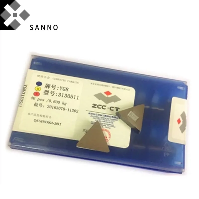 20PCS triangle face mills blade YG6 / YG8 / YW1 / YW2 / YT5 / YT15 / YT14 3130511 CNC carbide clamping insets milling inserts
20PCS triangle face mills blade YG6 / YG8 / YW1 / YW2 / YT5 / YT15 / YT14 3130511 CNC carbide clamping insets milling inserts