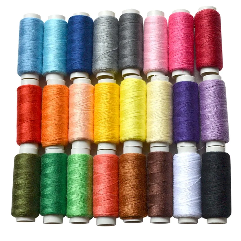 24 Colors Polyester Sewing Thread Box Set DIY Sewing Kit for Hand Machine Needles DC156
24 Colors Polyester Sewing Thread Box Set DIY Sewing Kit for Hand Machine Needles DC156