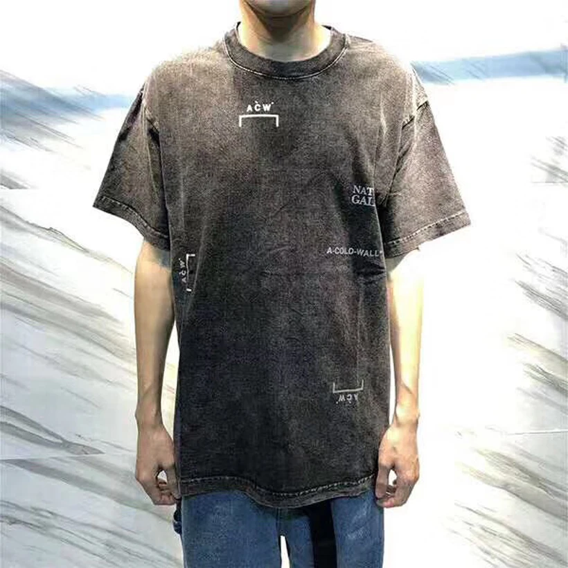 A-cold-wall T Shirt 19SS 100% Cotton Top Quality Mens Tees ACW A Cold Wall T-shirt Geometric Printing
A-cold-wall T Shirt 19SS 100% Cotton Top Quality Mens Tees ACW A Cold Wall T-shirt Geometric Printing